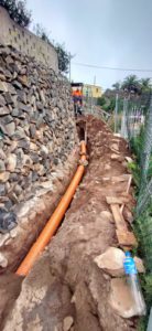 Las obras de Marea en la EDAR de Agulo, en La Gomera, avanzan según lo previsto