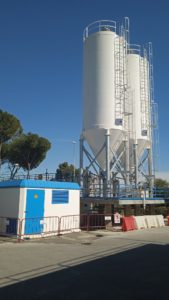 Se reanudan los trabajos del sistema de almacenamiento de cal en la ETAP Carambolo