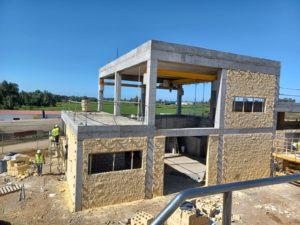 Progresan según lo previsto las obras de construcción de la EDAR de Beas, en Huelva