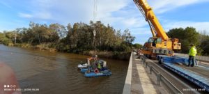 Comienza el mantenimiento fluvial del Río Ebro en el tramo de Mequinenza