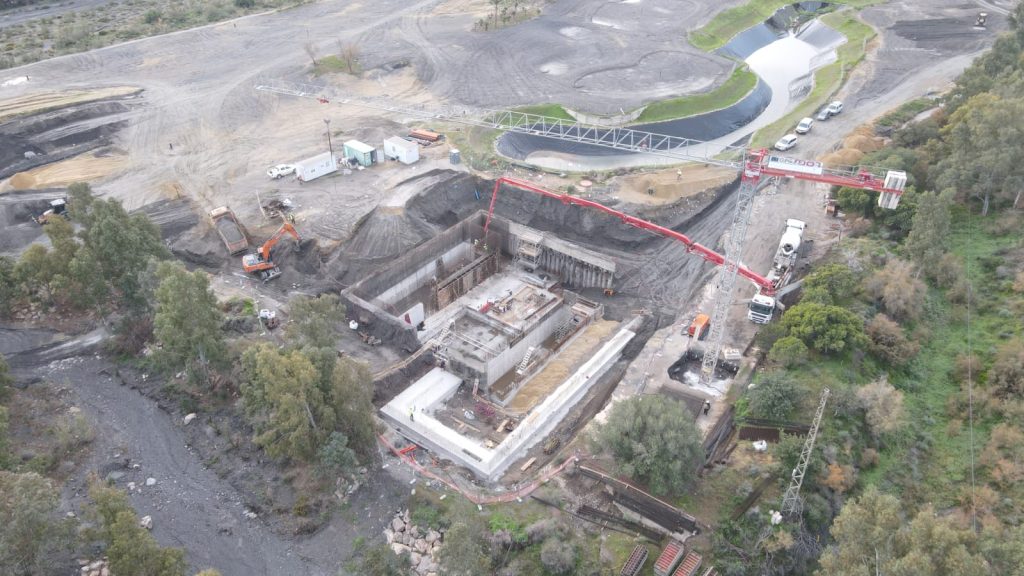 La EDAR de Playa Macenas, en Almería, avanza a buen ritmo hacia el montaje del equipamiento electromecánico