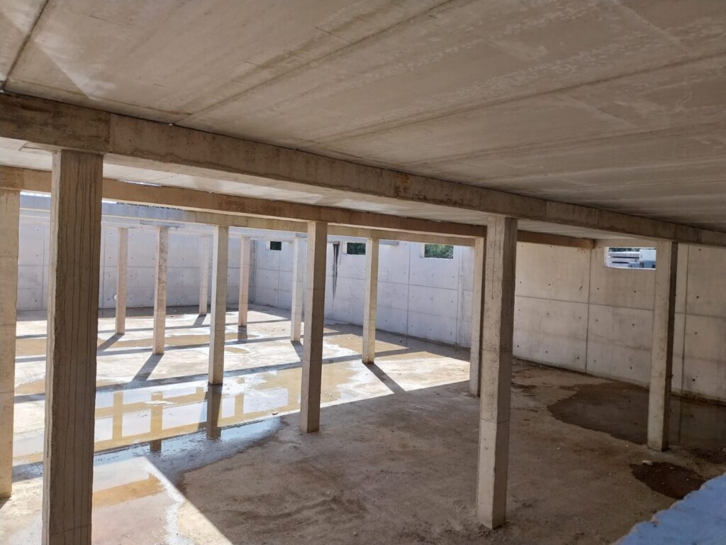 La UTE HELIOPOL-ATM, con participación de MAREA, avanza en la construcción del nuevo depósito de agua potable del río Ayuela