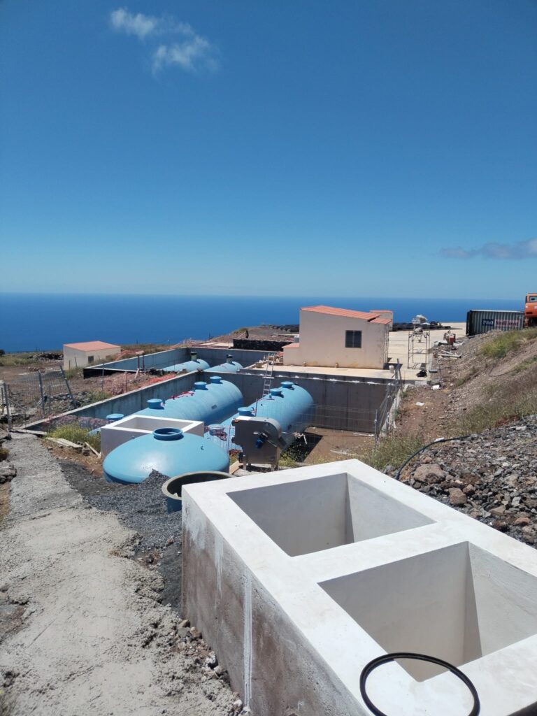 MAREA ultima los trabajos para la puesta en marcha de la nueva EDAR de Alajeró en La Gomera