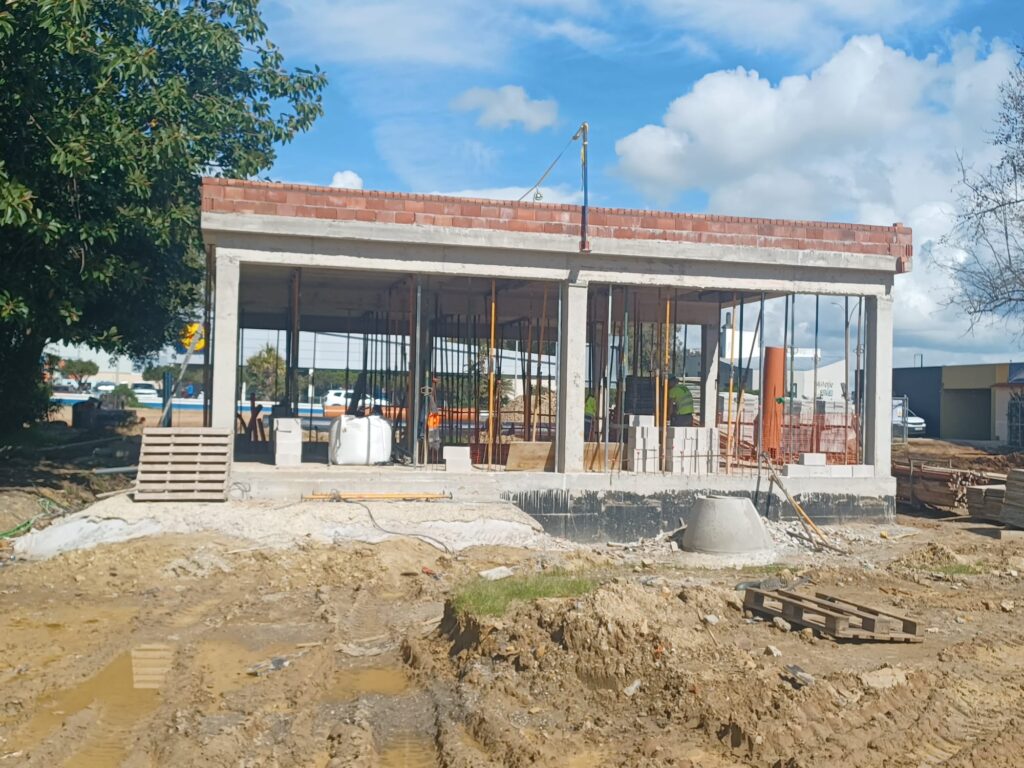 Avanzan a buen ritmo las obras de la nueva estación de bombeo de aguas residuales de La Línea de la Concepción