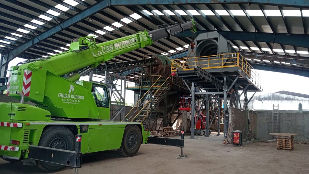 MAREA avanza en la construcción de la nueva línea de afino de FORS del Ecoparque de Burgos