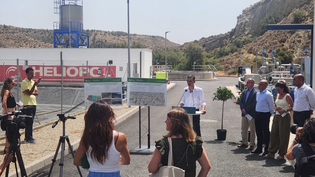 La Junta entrega la nueva EDAR de Alhama de Almería, ejecutada por la UTE HELIOPOL-GRUPO COPSA con la participación de MAREA