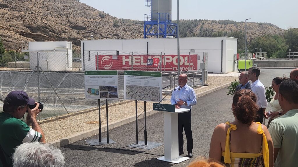 La Junta entrega la nueva EDAR de Alhama de Almería, ejecutada por la UTE HELIOPOL-GRUPO COPSA con la participación de MAREA